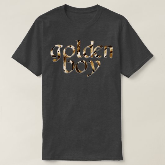 Goldener Junge T-Shirt (Design vorne)
