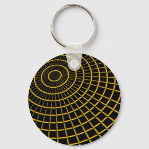 Goldener Käfig Schlüsselanhänger