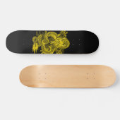 Goldener Kaiser Dragon 1 Element Pro Park Deck Skateboard (Horizontal)