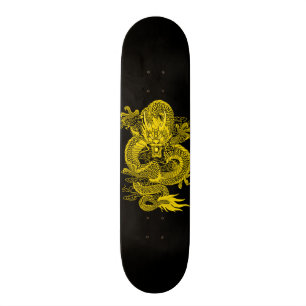 Goldener Kaiser Dragon 1 Element Pro Park Deck Skateboard