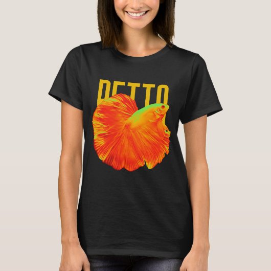 Goldener Kampffisch T-Shirt (Vorderseite)