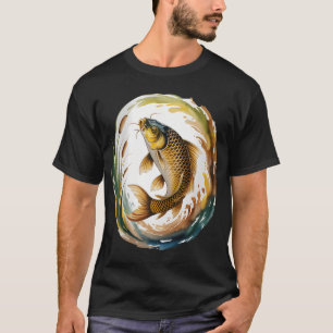 Goldener Karpfen Serenity â€“ Goldener Karpfen in  T-Shirt