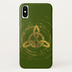 Goldener keltischer Knoten Case-Mate iPhone Hülle