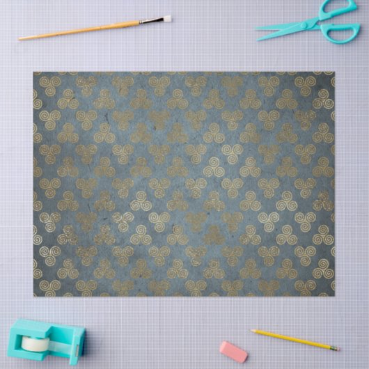 Goldener Knotenpunkt Seidenpapier (Basteln)