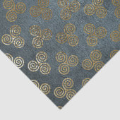 Goldener Knotenpunkt Seidenpapier (Detail)