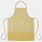 Goldener KOCH Mud Cloud Tribal Africa Pattern Schürze (Vorderseite)