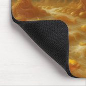 Goldener Koi Mousepad (Ecke)