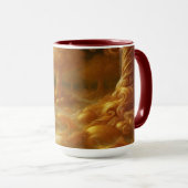 Goldener Koi Tasse (VorderseiteRechts)