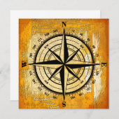 Goldener Kompass (Vorne/Hinten)