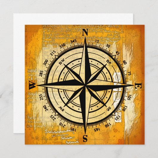 Goldener Kompass (Vorne/Hinten)