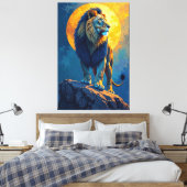 Goldener König Leinwanddruck (Insitu (Schlafzimmer))