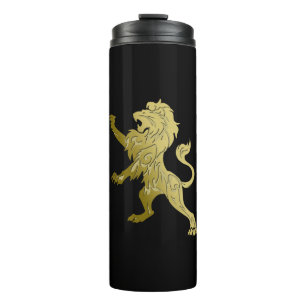 Goldener Königslöwe Thermosbecher
