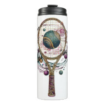 Goldener kosmischer Tennisschläger