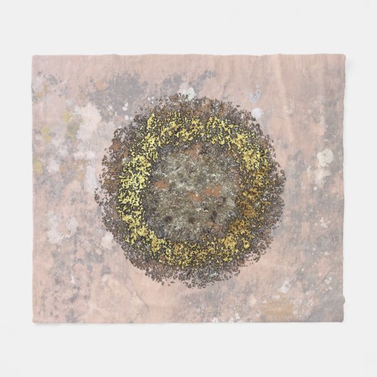 Goldener Kreis Fleecedecke (Vorderseite (Horizontal))