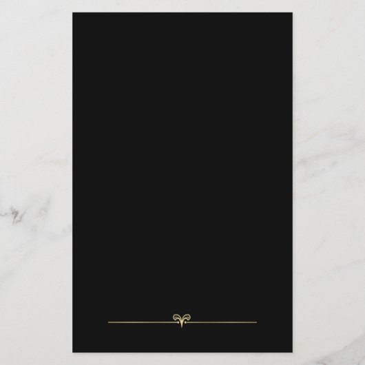 Goldener Kreis, Monogramm-Logo Flyer (Hinten)