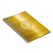 Goldener Kreis Notizblock (Rechte Seite)