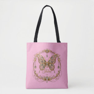 Goldener Kristall Schmetterling Schimmer Luxus Sch Tasche