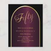 Goldener Krongoldbogen, 50. Geburtstagsfeier (Vorderseite)