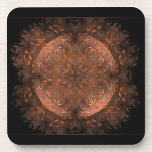 Goldener Kupfer-Shimmer-Untersetzer Getränkeuntersetzer