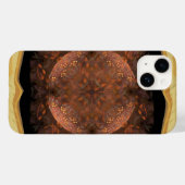 Goldener Kupferschimmer Case-Mate iPhone Hülle (Rückseite (Horizontal))