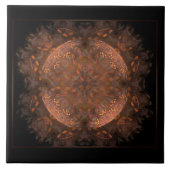 Goldener Kupferschimmer Fliese (Vorderseite)