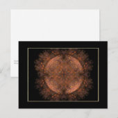Goldener Kupferschimmer Postkarte (Vorne/Hinten)