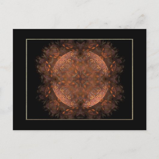 Goldener Kupferschimmer Postkarte (Vorderseite)