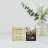 Goldener Labrador - der beste Freund eines Visitenkarte (Stehend Vorderseite)