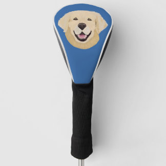 Goldener Labrador Golf Headcover