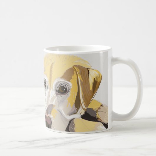 Goldener Labrador Kaffeetasse (Rechts)