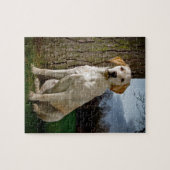 goldener Labrador Puzzle (Horizontal)