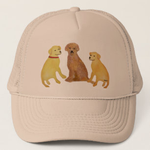 Goldener Labrador-Retriever-Hut Truckerkappe