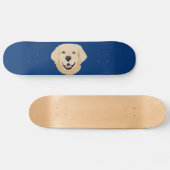 Goldener Labrador Skateboard (Horizontal)