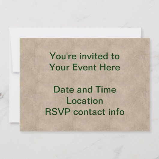 Goldener Labrador Welpe Austins Einladung (Rückseite)