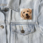 Goldener Labrador-Welpe Button (Beispiel)