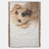 Goldener Labrador-Welpe Decke (Vorderseite Vertikal)