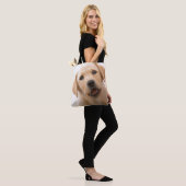Goldener Labrador-Welpe Tasche (Am Model)