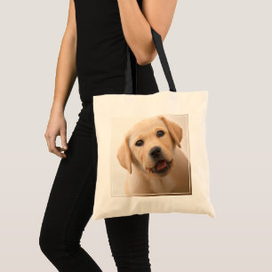 Goldener Labrador-Welpe Tragetasche
