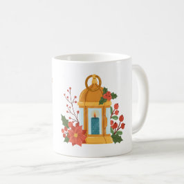 Goldener Laternenbecher | Inspirierender Zitat-Bec Kaffeetasse
