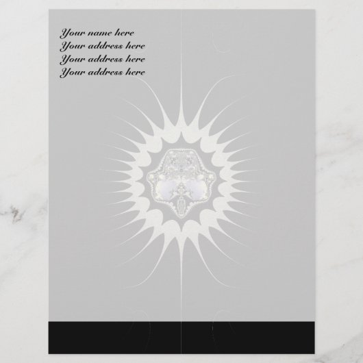 Goldener Leerraum, individueller Letterhead Briefkopf (Vorderseite)