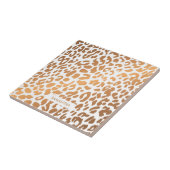 Goldener Leopard-Druck Fliese (Seite)