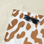 Goldener Leopard-Druck Strandtuch (Beispiel)
