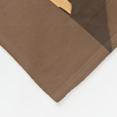 Goldener Leopard Dschungel Boho Wildnis Fleecedecke (Ecke)