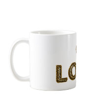 Goldener Leoparden-Druck Liebesherz