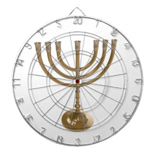 goldener Leuchter Dartscheibe