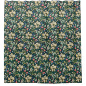 Goldener Lilien-Duschvorhang Duschvorhang (Vorderseite)