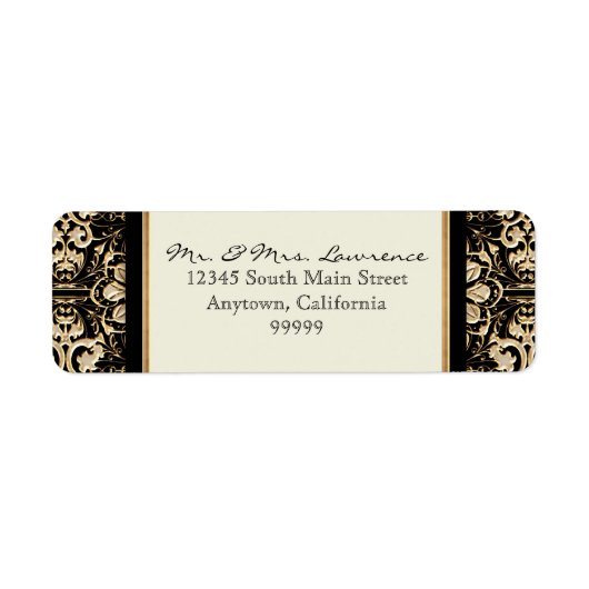 Goldener Look, Jugendstil-Deko im Stil der 20er Ja (Vorne)