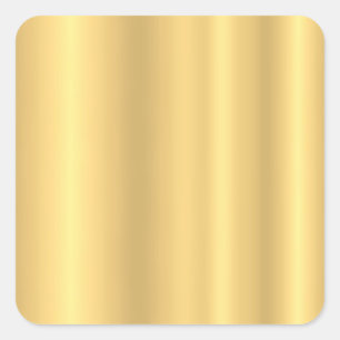 Goldener Look Moderne Fügen Sie Ihren Text Elegant Quadratischer Aufkleber
