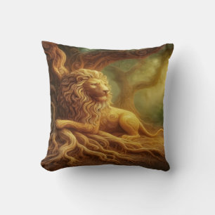 Goldener Löwe Kissen