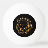 Goldener Löwe Tischtennisball (Vorderseite)